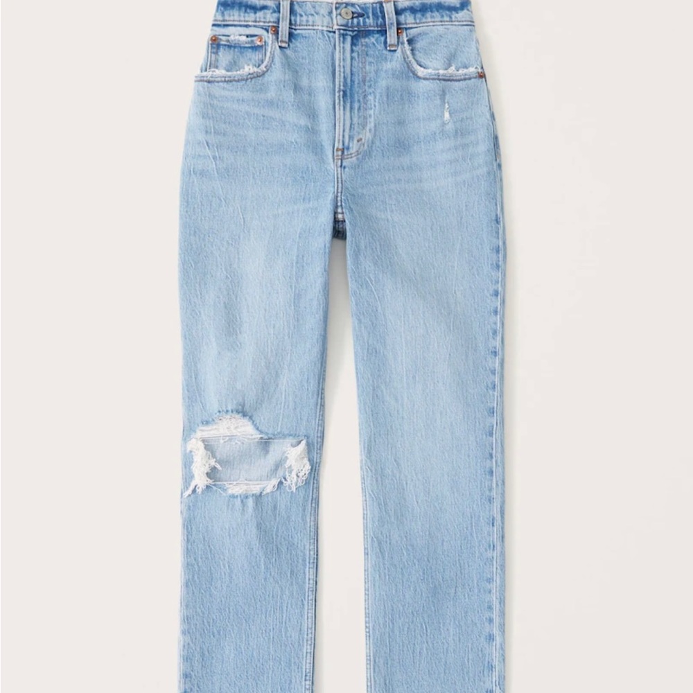 Curve love ultra high rise 90s straight jean